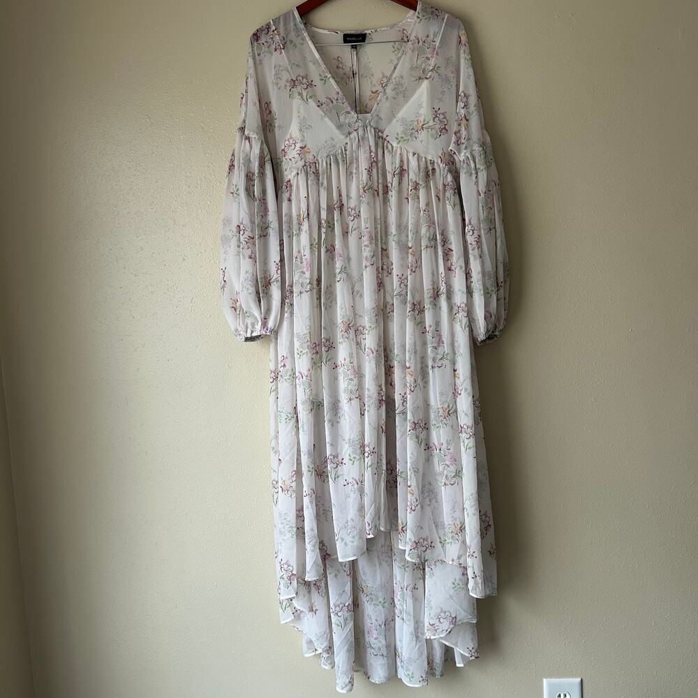 🥶 Revolve MAJORELLE Foat Midi Dress in Lavender Floral Size Small